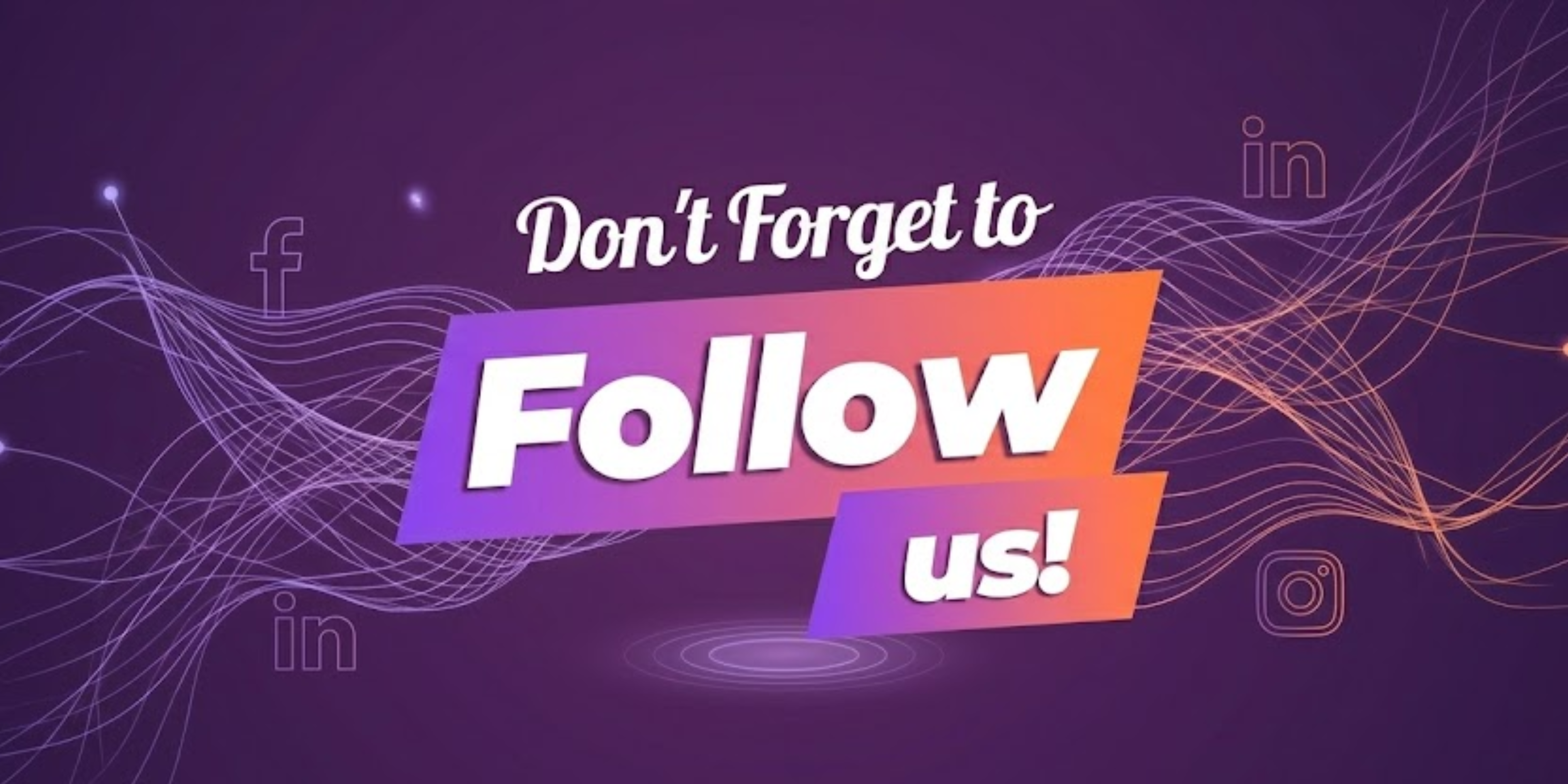 follow us